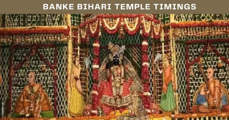  Banke Bihari Temple Vrindavan Timings